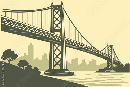 Triborough Bridge (RFK) in New York City, New York, grand truss and suspension design linking boroughs across East River