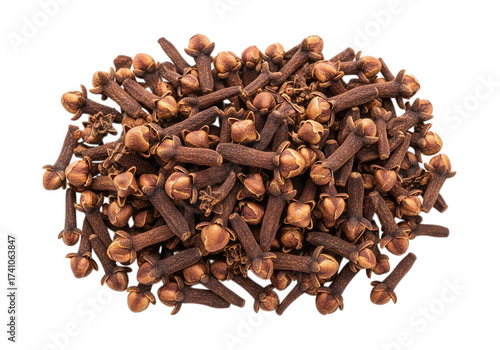 Wallpaper Mural Dried whole cloves spice isolated on a transparent background Torontodigital.ca
