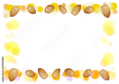 autumn leaves frame