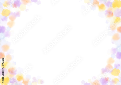 frame with flowers