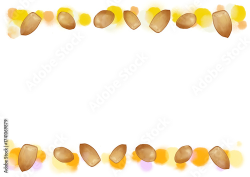 autumn leaves frame