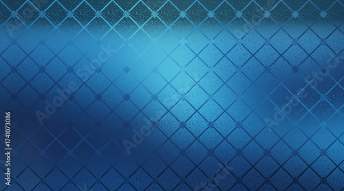 Geometric Blue Pattern Background with Texture and Gradient Design Element