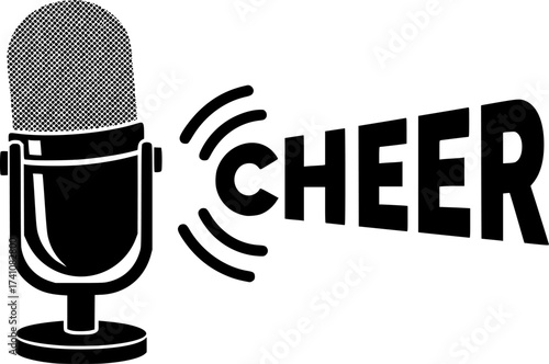 Loud Speaker icon. vintage