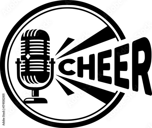 Loud Speaker icon. vintage