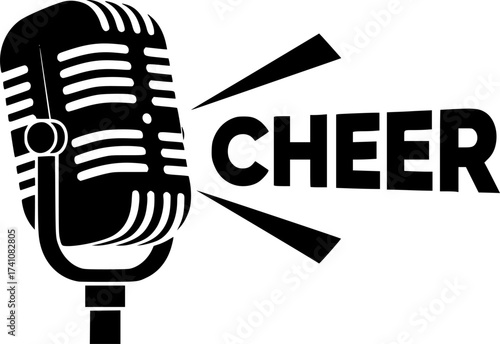 Loud Speaker icon. vintage