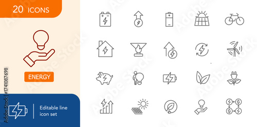 Energy icons