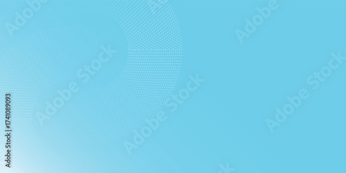 Modern white wavy glowing lines on a blue background. Futuristic digital art circle