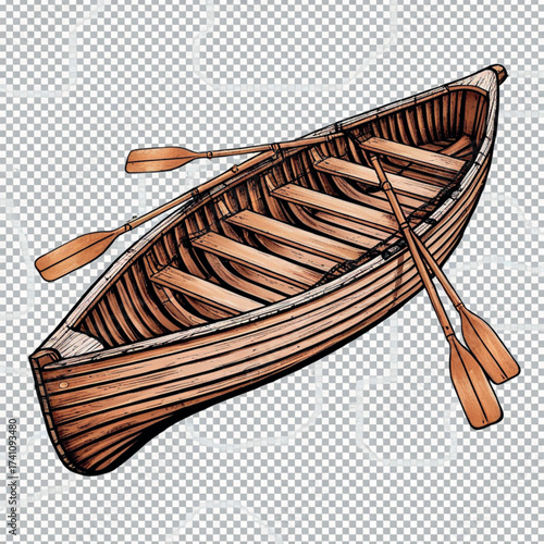wooden boat on the beach