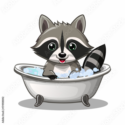 Niedlicher Waschbär