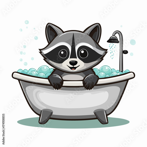 Niedlicher Waschbär