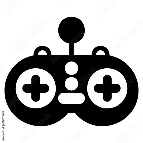 Remote control black icon