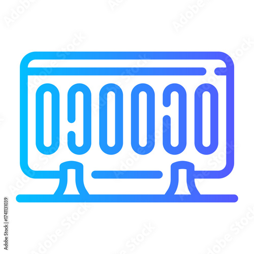 barrier gradient icon
