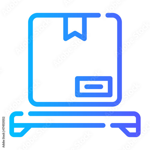 box gradient icon