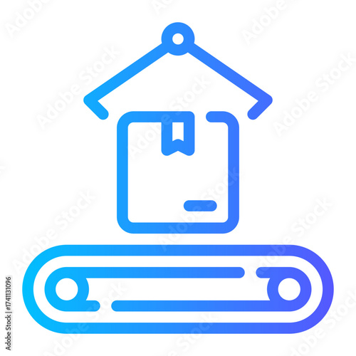 conveyor gradient icon