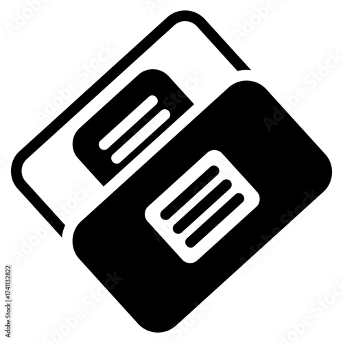 Plaster black icon