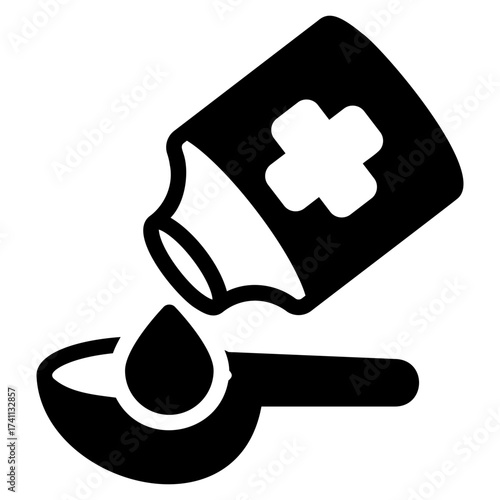 Syrup black icon