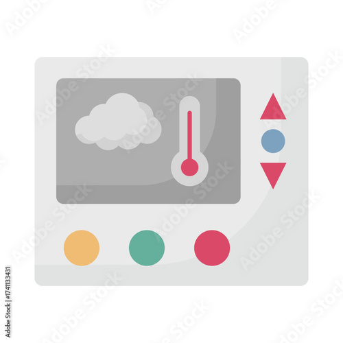Central heating Vector icon which can easily modify or edit