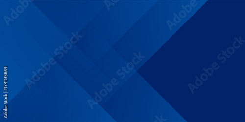 Abstract blue background with glowing geometric lines. Modern blue gradient square shape design. Futuristic technology concept. Suit for brochure, corporate, poster, banner, cover modern. eps 10