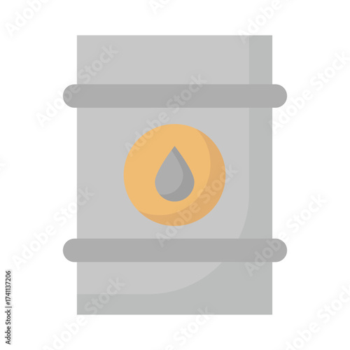 Crude oil Vector icon which can easily modify or edit