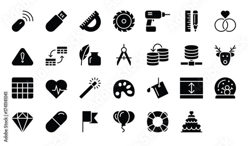 Pixellove Solid Icons