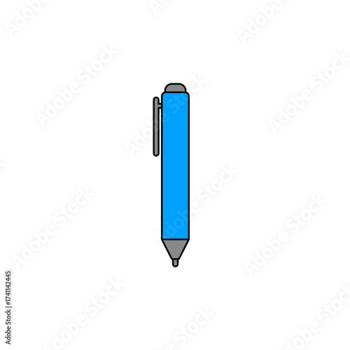blue pen