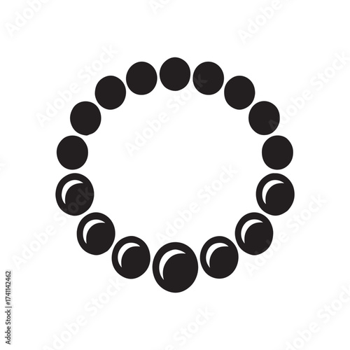 Pearl Necklace Solid Fashion Icon