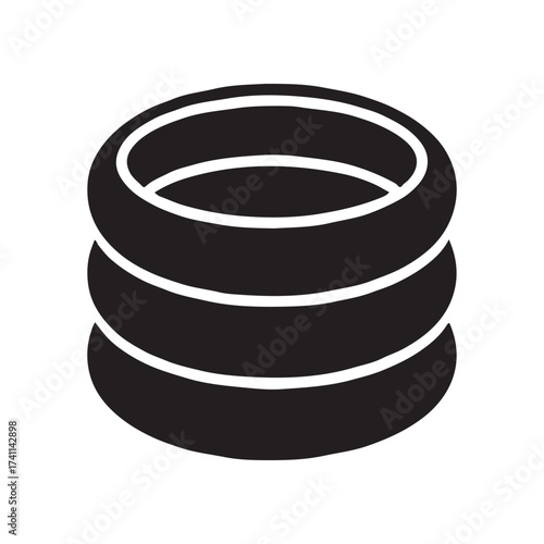 Stackable Rings Solid Fashion Icon