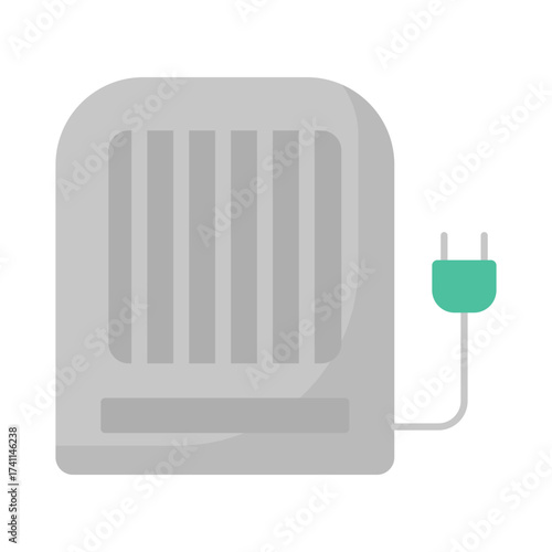 Building heater Vector icon which can easily modify or edit