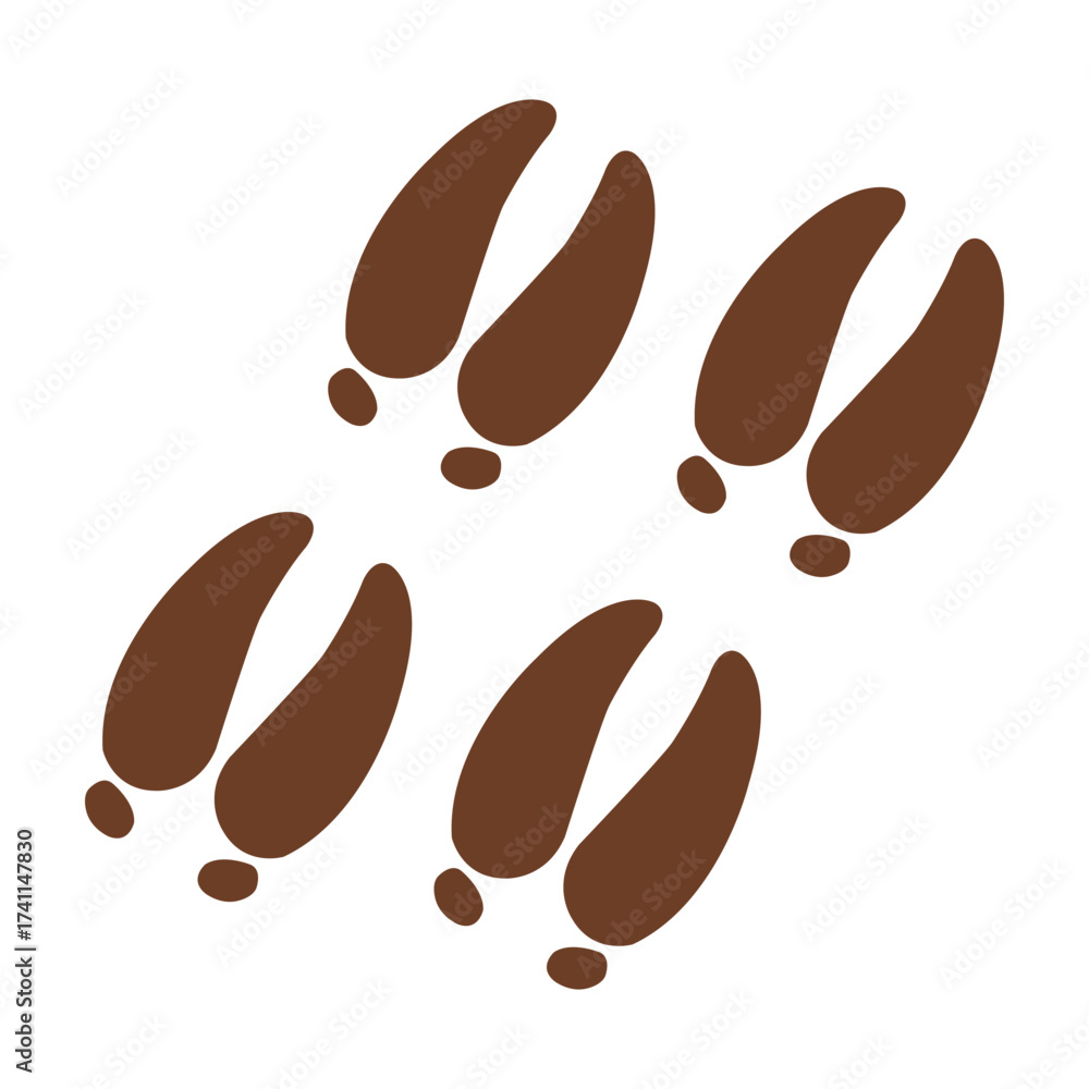 Obraz premium Deer Tracks