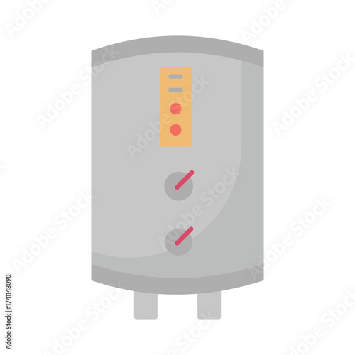 Central heating Vector icon, which can easily modify or edit