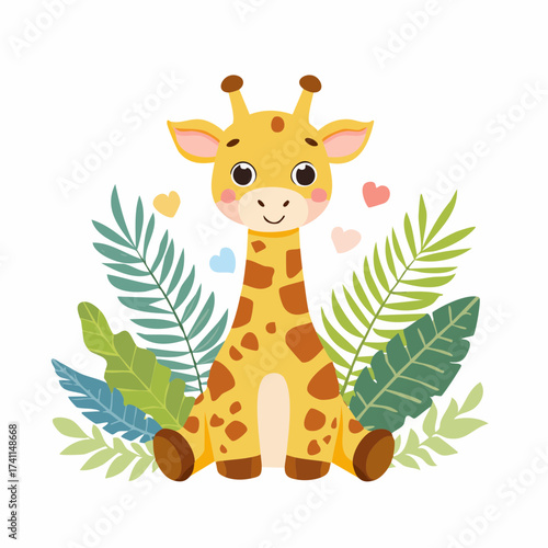 Niedliche Giraffe