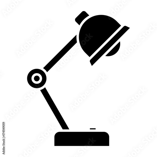 Desk lamp icon
