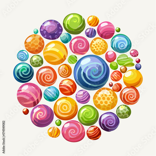 Bunte Bonbons