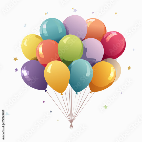 Bunte Luftballons