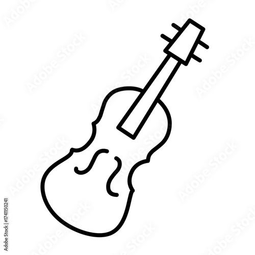 musical instrument vector icon