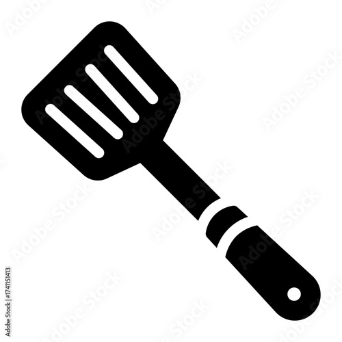 spatula glyph icon