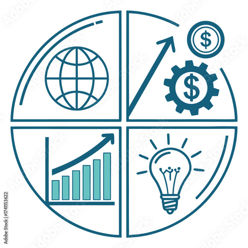 modern-business-infographic icon