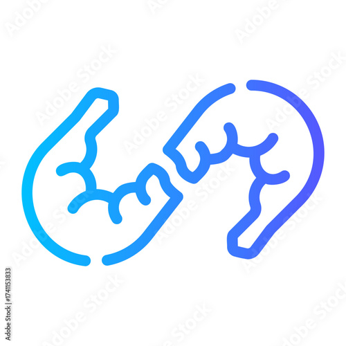 shrimps gradient icon