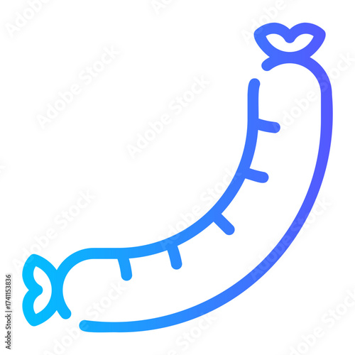 sausage gradient icon
