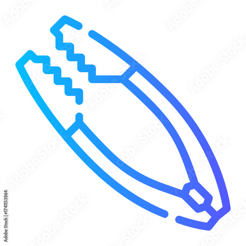 tweezers gradient icon