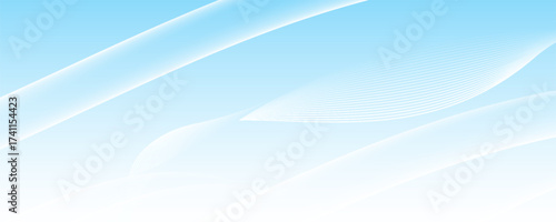 Abstract white wavy glowing lines on a blue background. Futuristic digital high-technology pattern. Health Care concept. Vector