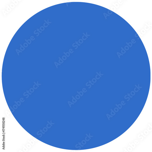 blue circle