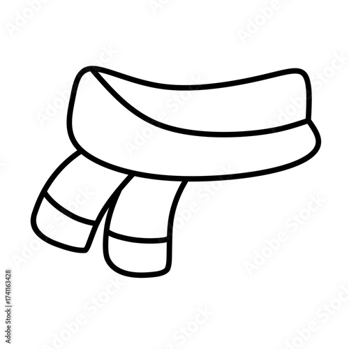 scarf vector icon