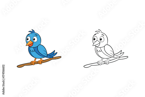 bird on branch