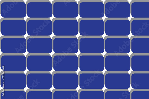 seamless pattern of blue tiles