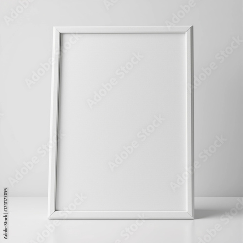 blank white frame