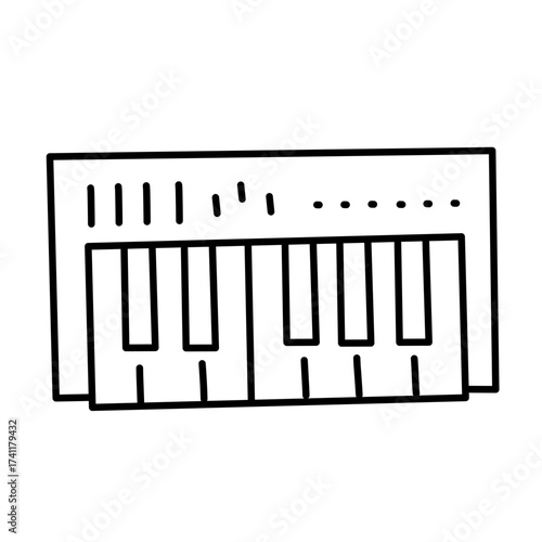 musical instrument vector icon