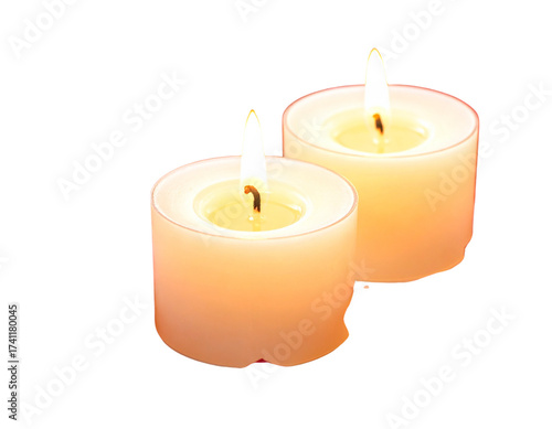 Rose Petals and Candle Valentine Set PNG