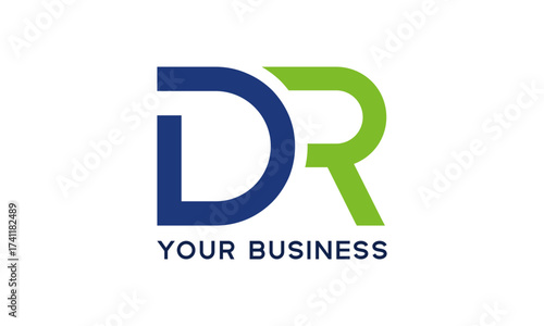 Elegant DR Logo Design Template