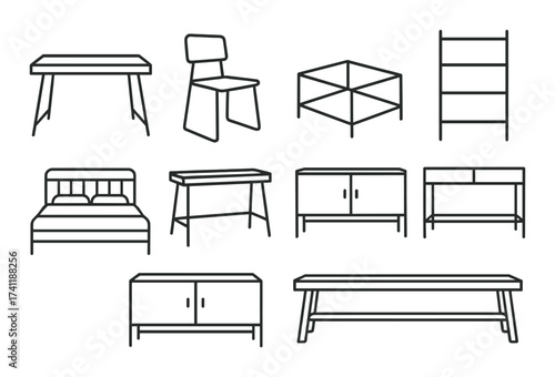 Medieval symbols collection featuring knight, castle, scroll, globe, compass, ruins.